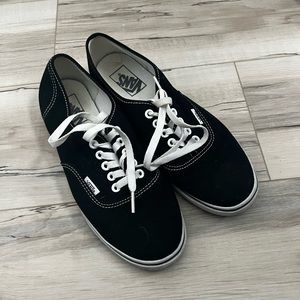 Vans Unisex Black Authentic Shoes Size 7.5 Men’s Size 9 Womens
